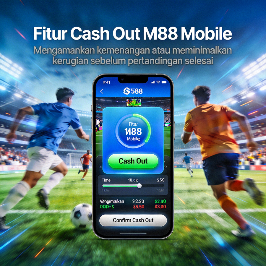 Fitur Cash Out M88 Mobile - Mengamankan kemenangan atau meminimalkan kerugian sebelum pertandingan selesai